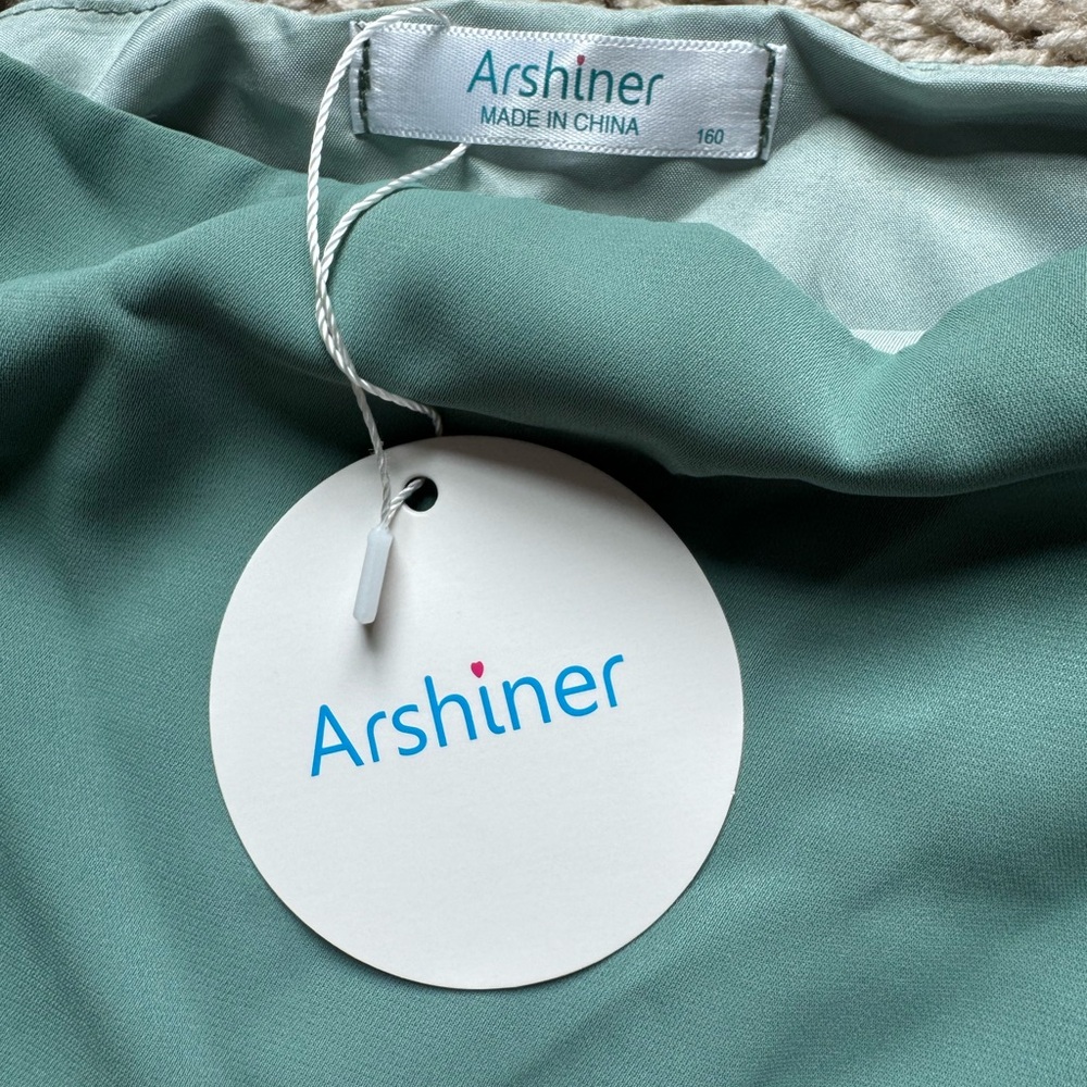 Arshiner Kids Casual Dress - Teal